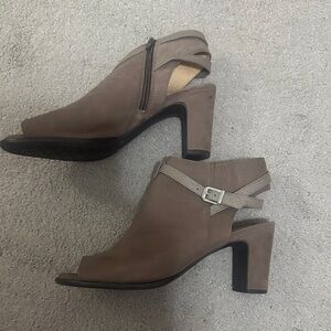 Nurture by Lamaze Taupe Heeled Mules